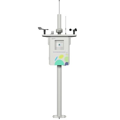 Ambient Air Quality Monitoring System with 7-in-1 Gas Detection, PM2.5/PM10, Meteorology, 7″ Touch Screen, and RS485/4G/LoRA Connectivity