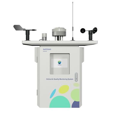 Continuous Automatic Real Time Air Quality Monitor and Weather Station with Multi-Gas Environmental Monitoring and High Protection Anti Hazardous Environment