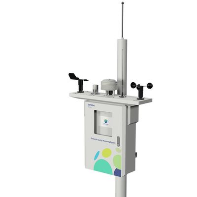 Continuous Automatic Real Time Air Quality Monitor and Weather Station with Multi-Gas Environmental Monitoring and High Protection Anti Hazardous Environment