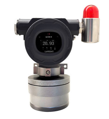 Fixed 4-in-1 Gas Detector with LEL/CO/H2S/O2 Detection, LORA Wireless Transmission, and IECEX Explosion-Proof Certification