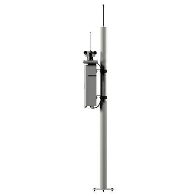 Continuous Automatic Real Time Air Quality Monitor and Weather Station with Multi-Gas Environmental Monitoring and High Protection Anti Hazardous Environment