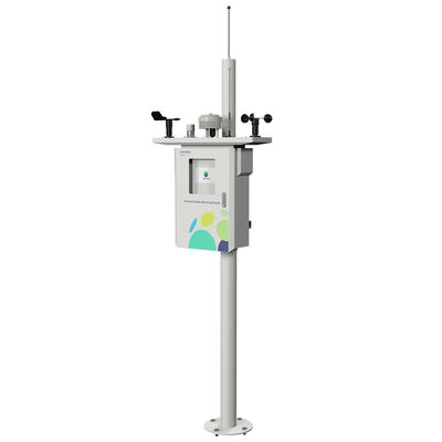 Continuous Automatic Real Time Air Quality Monitor and Weather Station with Multi-Gas Environmental Monitoring and High Protection Anti Hazardous Environment