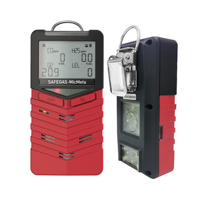 MicMeta IP68 Waterproof Portable 4-Gas Detector with Man Down Alarm and 24-Hour Battery Life