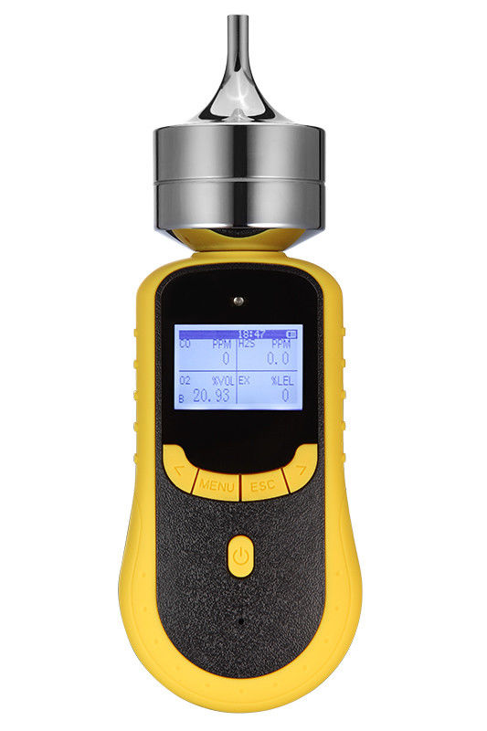 Safegas Portable Multi Gas Detector with IP66 Protection, Built-in Sampling Pump, and Sound Light Vibration Alarm for Industrial Use