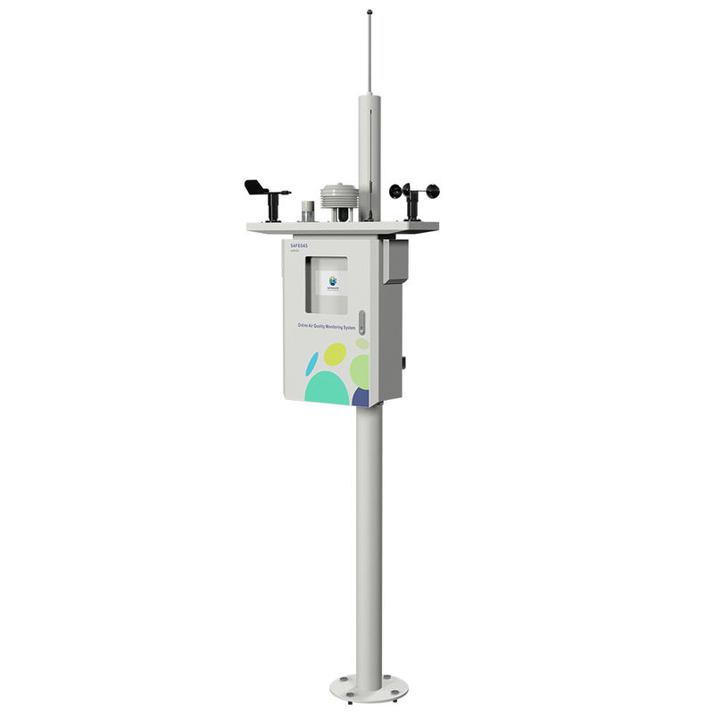 Continuous Automatic Real Time Air Quality Monitor and Weather Station with Multi-Gas Environmental Monitoring and High Protection Anti Hazardous Environment